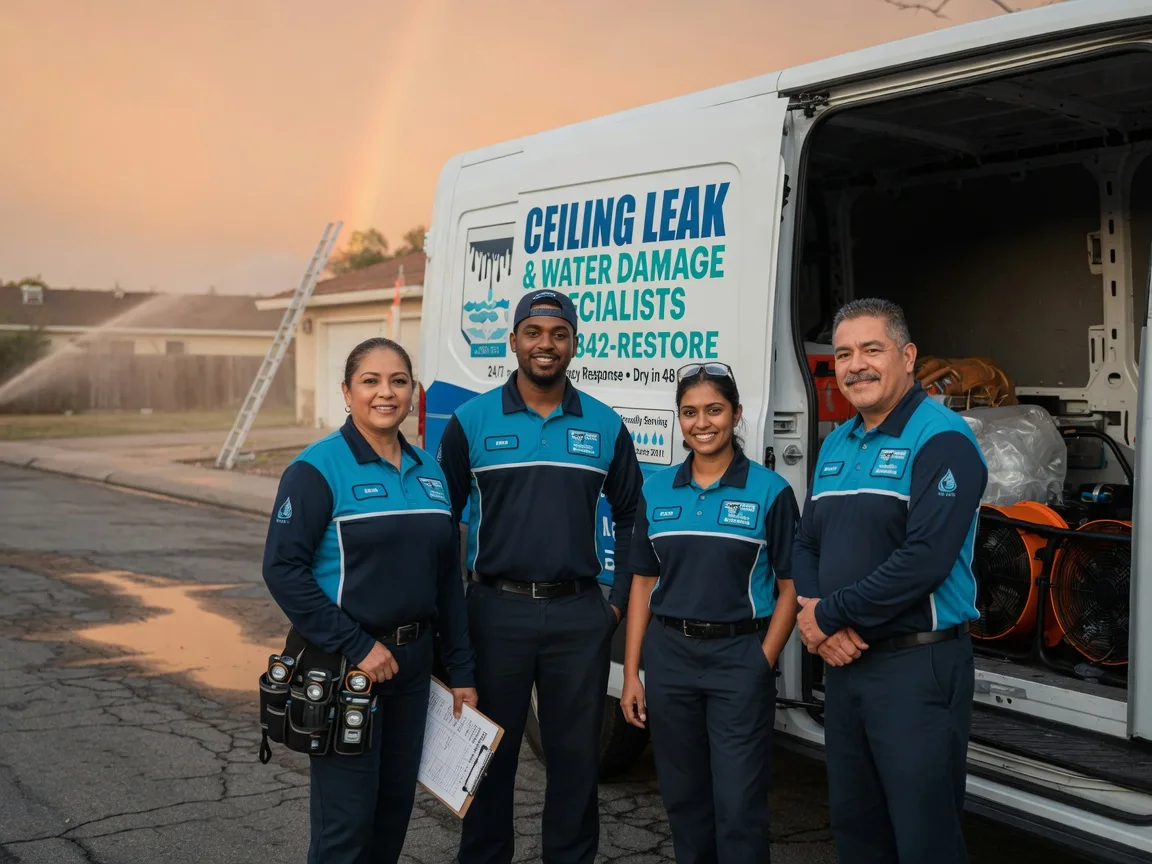 Ceiling Leak Cleanup company in Rush Springs, OK